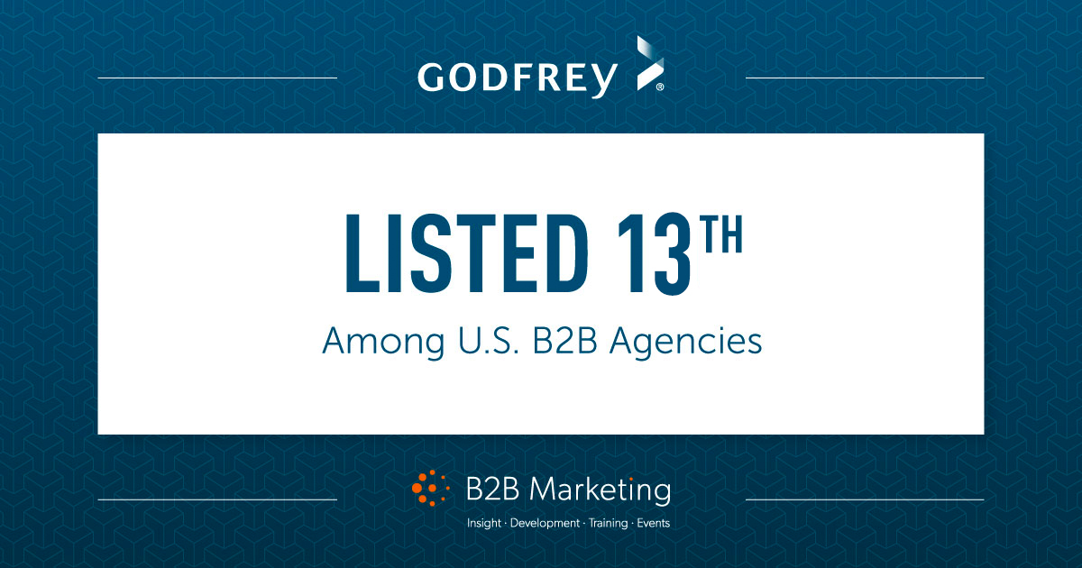 Godfrey Ranked As A Top B2B Marketing Agency In 2020